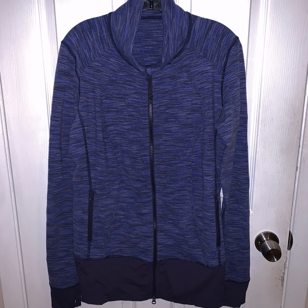 LULULEMON zip up jacket purple/blue size 12